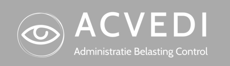 Bedrijfsnaam en logo Acvedi Administratie Belasting Control